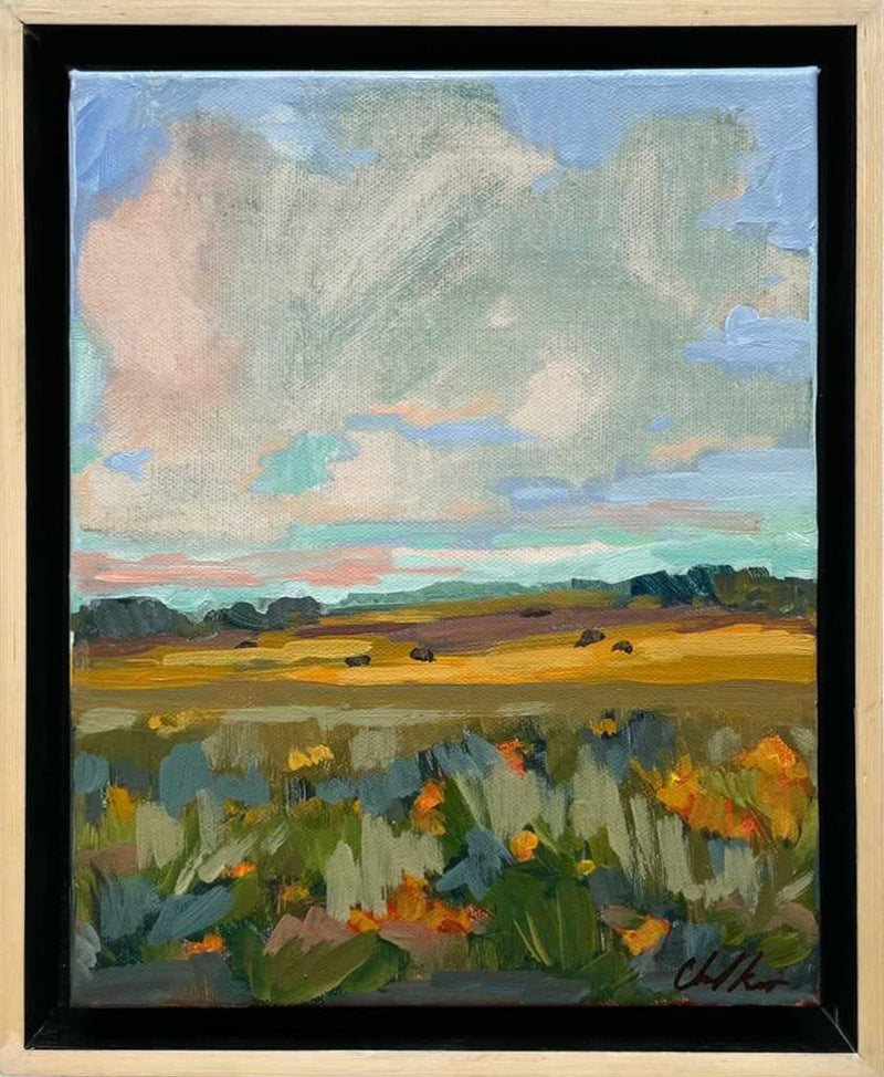 Late Blooms a Painting by Chanel Kreuzer, presented by Western Gallery