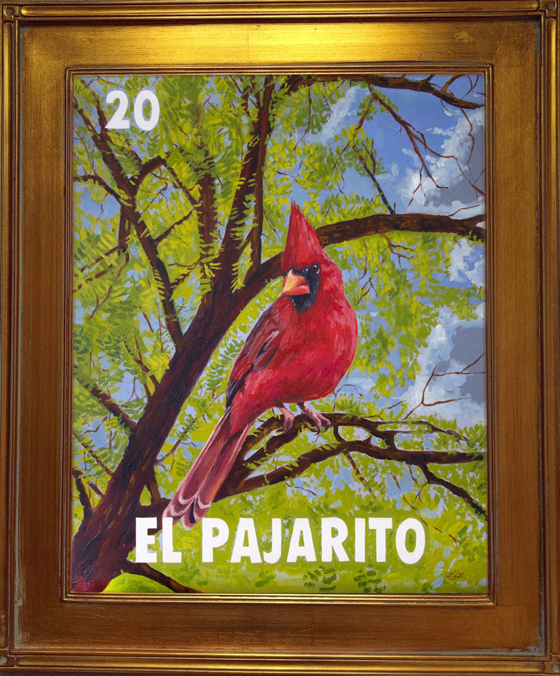 El Pajarito (20), a Painting by Leslie De Leon, presented by Western Gallery