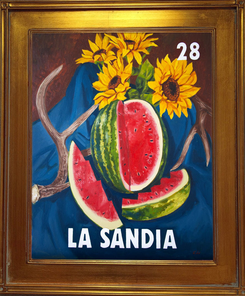 La Sandia (28), a Painting by Leslie De Leon, presented by Western Gallery