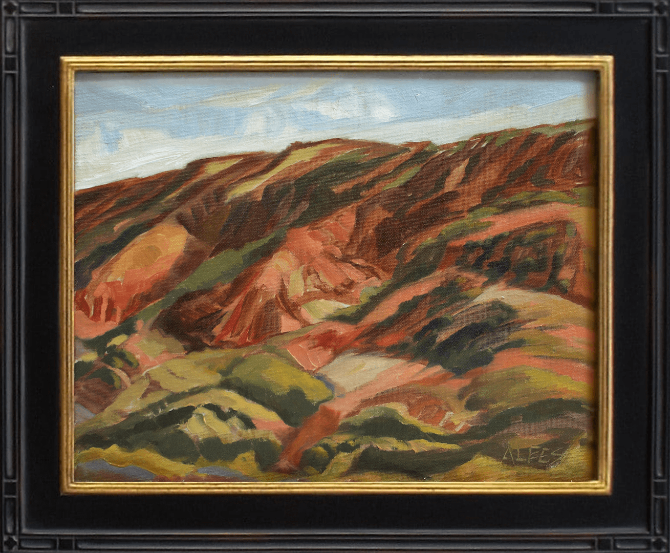 Palo Duro Canyon a Painting by Alice Leese, presented by Western Gallery