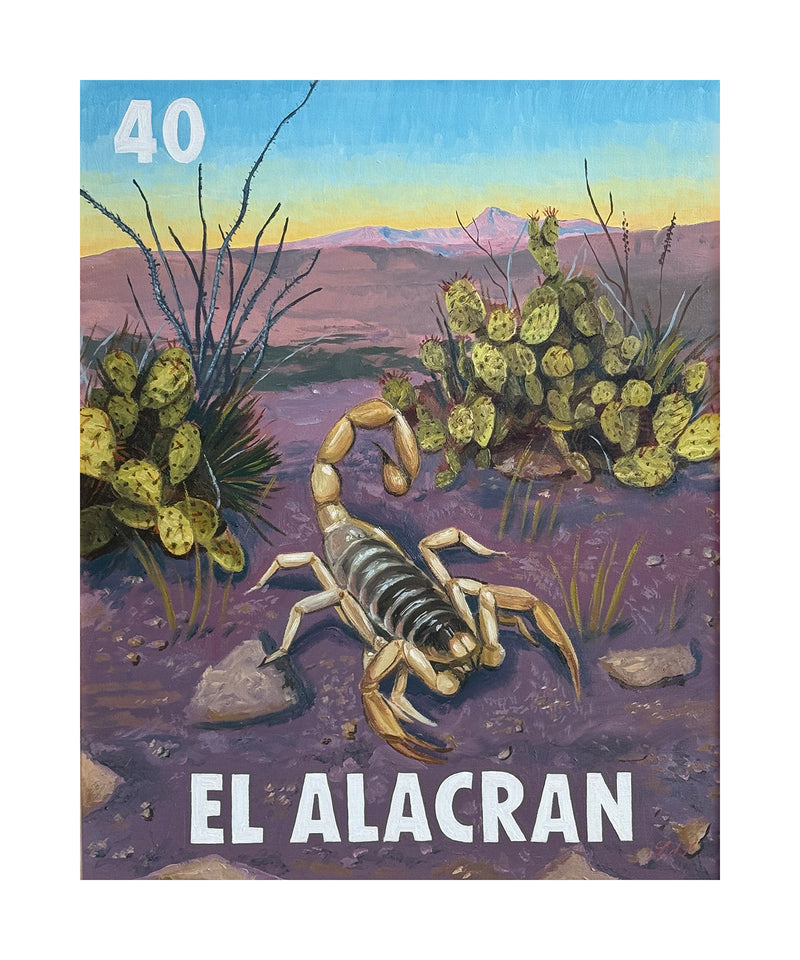 El Alacran (40) Fine Art Print, a Print by Leslie De Leon, presented by Western Gallery