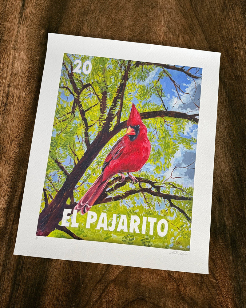 El Pajarito (20) Fine Art Print, a Print by Leslie De Leon, presented by Western Gallery