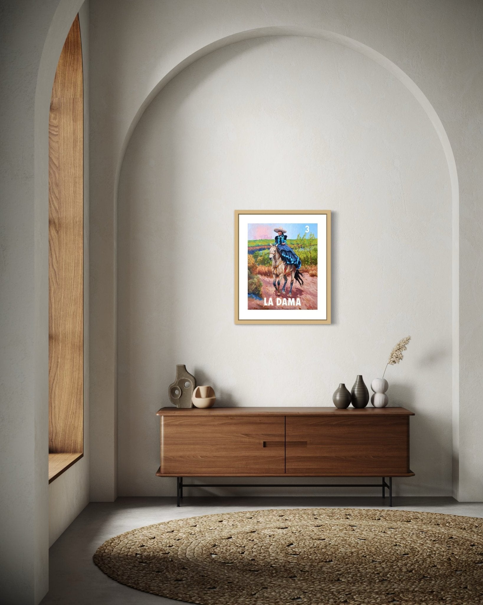 La Dama (3) Fine Art Print, a Print by Leslie De Leon, presented by Western Gallery