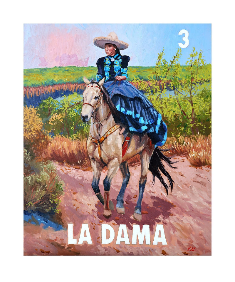 La Dama (3) Fine Art Print, a Print by Leslie De Leon, presented by Western Gallery