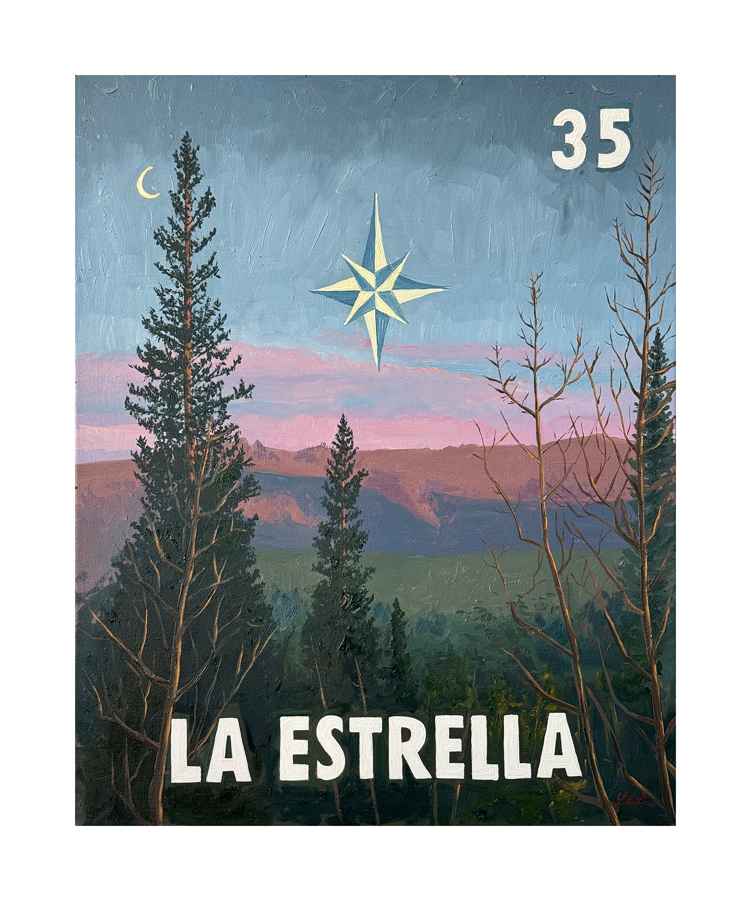 La Estrella (35) Fine Art Print, a Print by Leslie De Leon, presented by Western Gallery