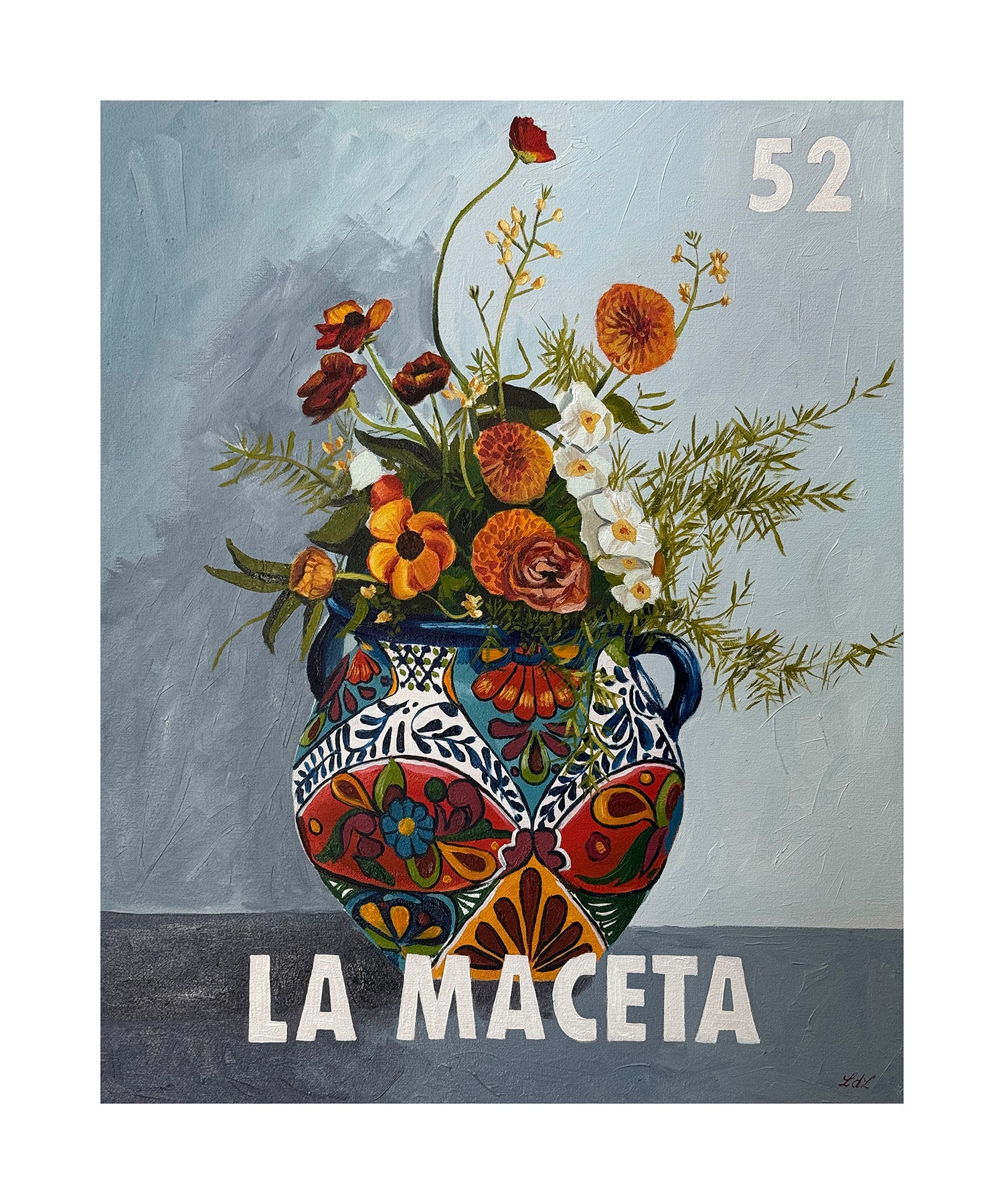 La Maceta (52) Fine Art Print, a Print by Leslie De Leon, presented by Western Gallery