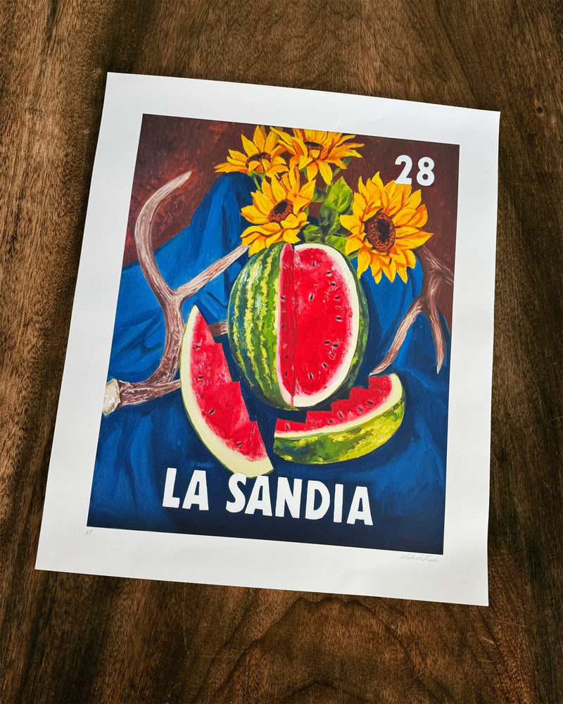 La Sandia (28) Fine Art Print, a Print by Leslie De Leon, presented by Western Gallery
