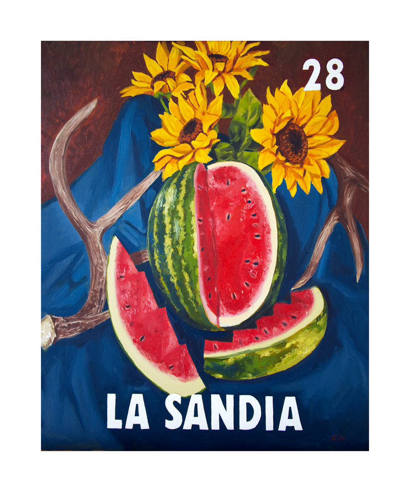 La Sandia (28) Fine Art Print, a Print by Leslie De Leon, presented by Western Gallery