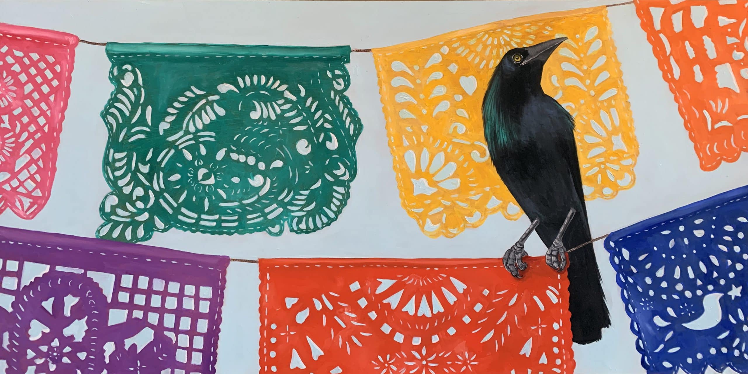 Fiesta! a Painting by Christy Stallop, presented by Western Gallery