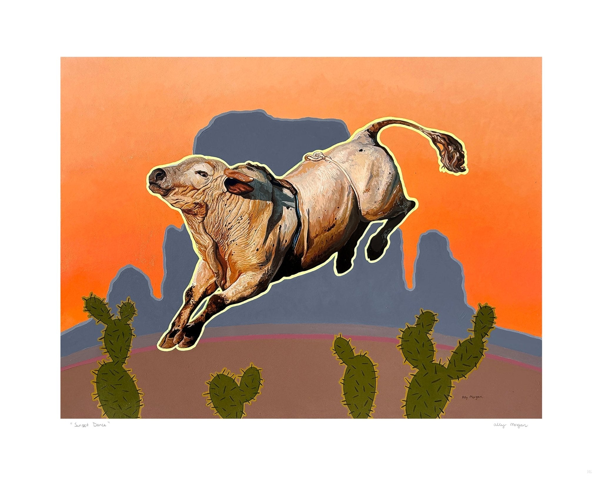 Sunset Dance, a Print by Ally Morgan, presented by Western Gallery