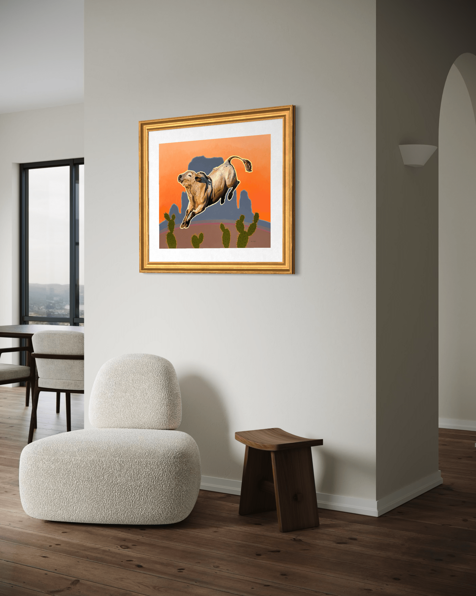 Sunset Dance, a Print by Ally Morgan, presented by Western Gallery