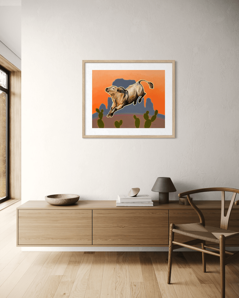 Sunset Dance, a Print by Ally Morgan, presented by Western Gallery