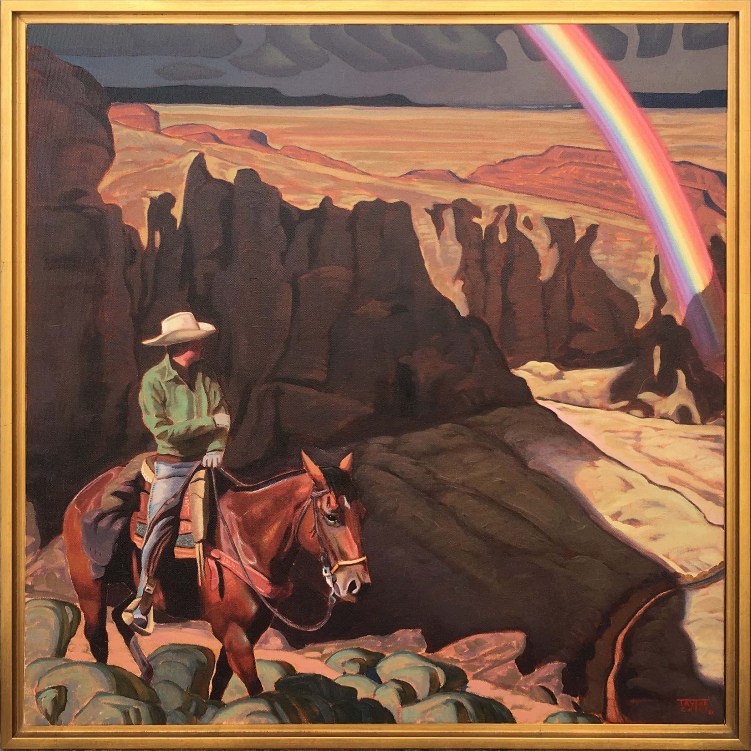 Vertigo a Painting by Taylor Crisp, presented by Western Gallery