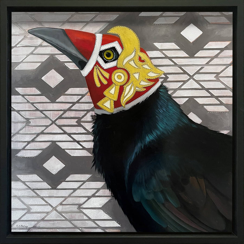 The Warrior a Painting by Christy Stallop, presented by Western Gallery