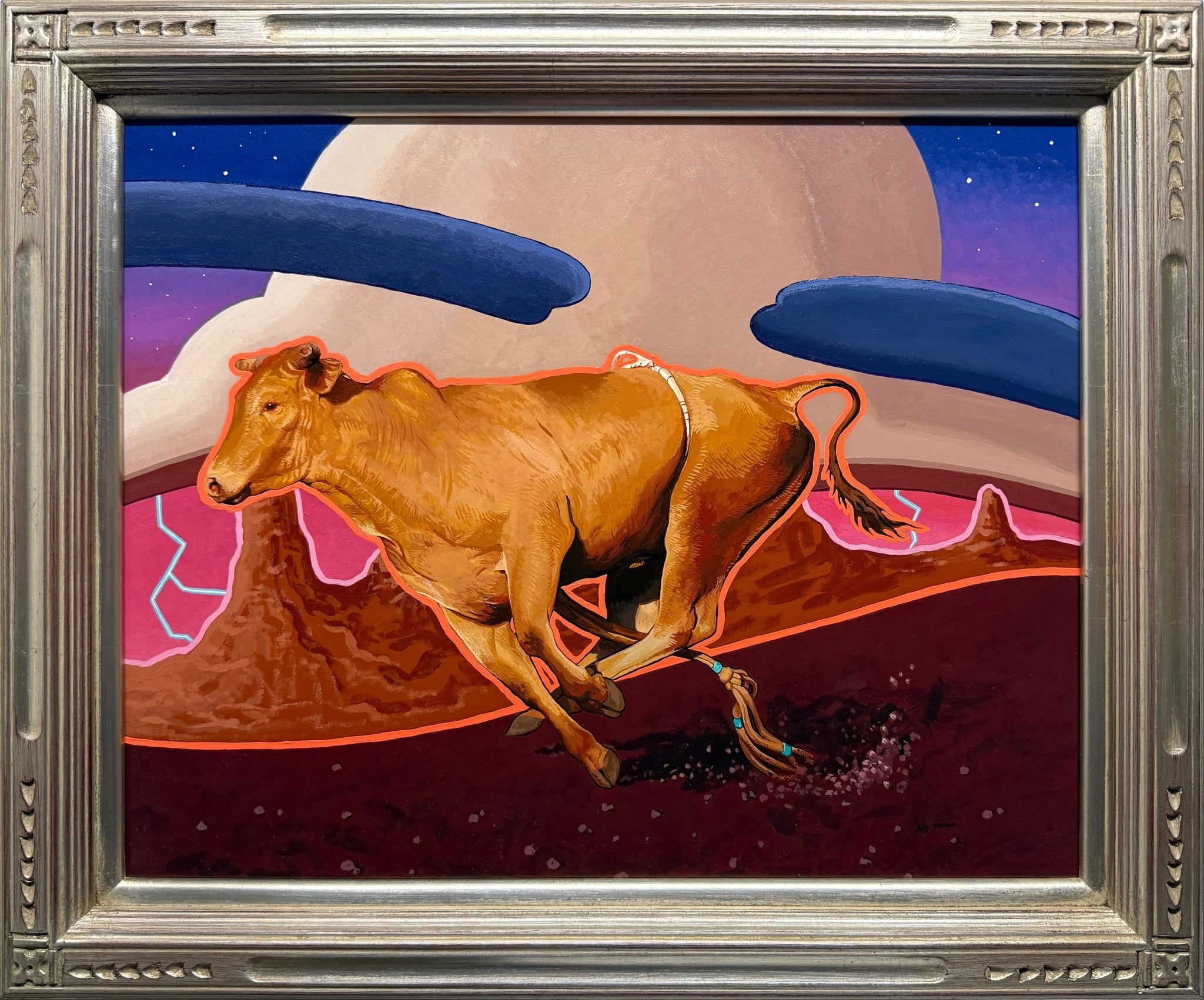 When Thunder Has Memory, a Painting by Ally Morgan, presented by Western Gallery