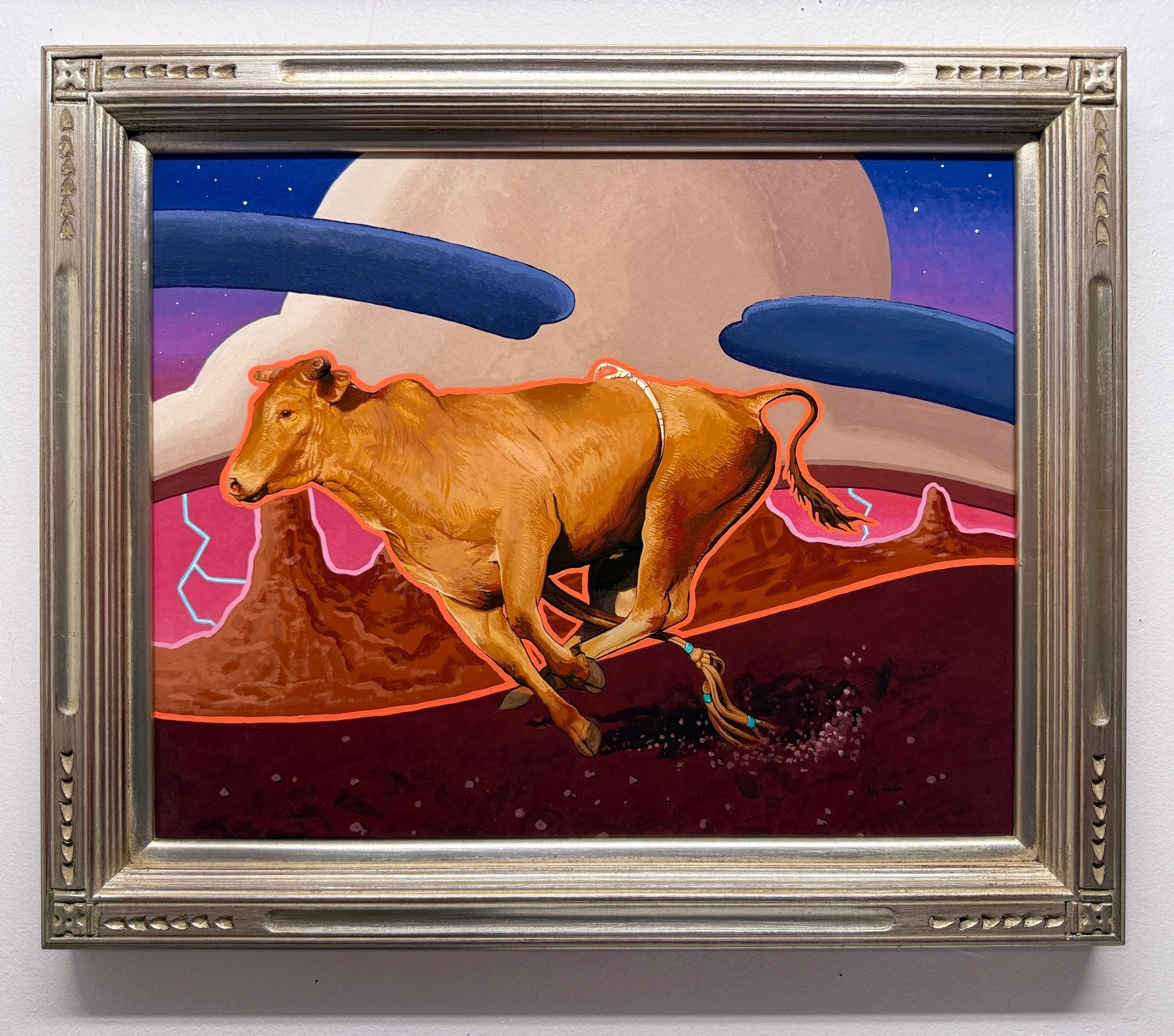 When Thunder Has Memory, a Painting by Ally Morgan, presented by Western Gallery