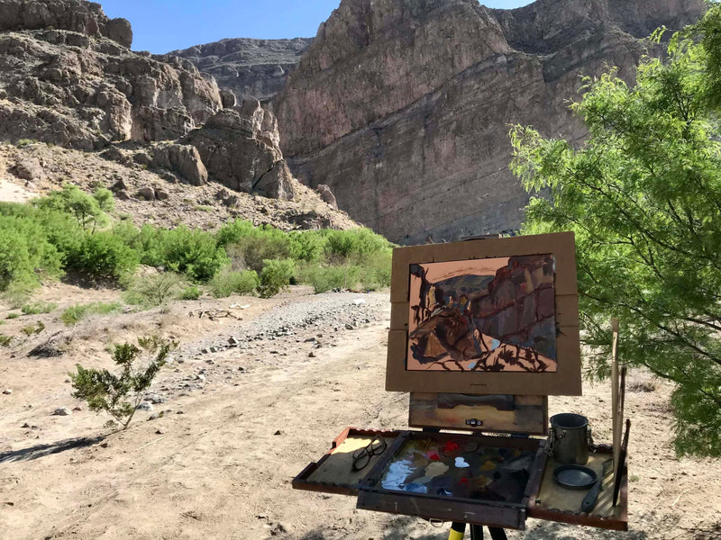 Boquillas Canyon a Painting by Alice Leese, presented by Western Gallery
