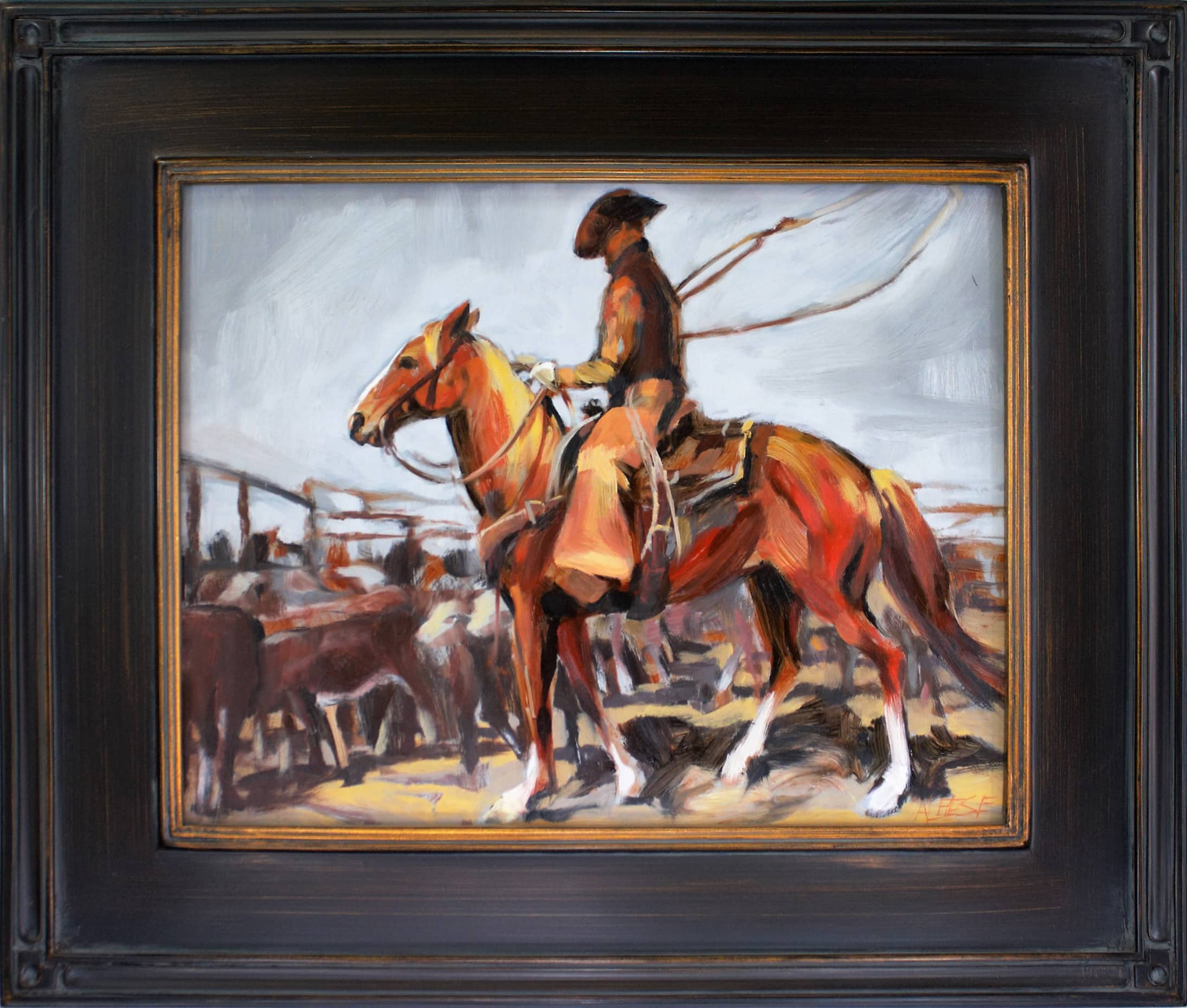 Lane a Painting by Alice Leese, presented by Western Gallery