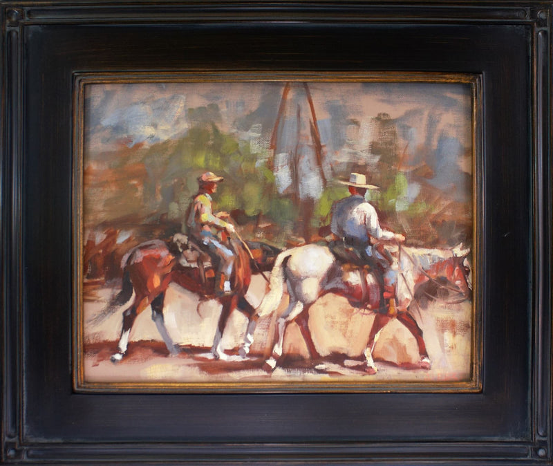 Tom and Luke a Painting by Alice Leese, presented by Western Gallery