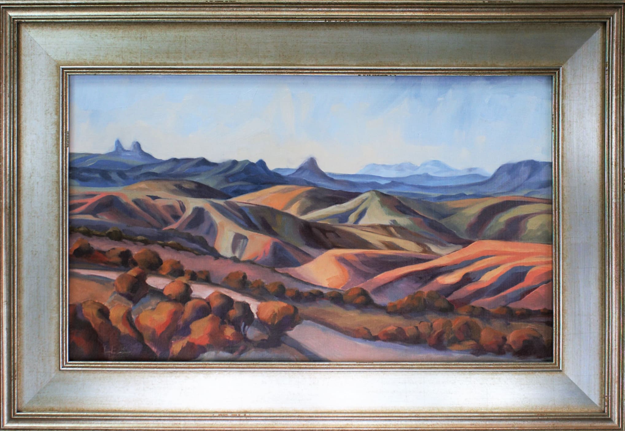 View From the Porch, Terlingua a Painting by Alice Leese, presented by Western Gallery