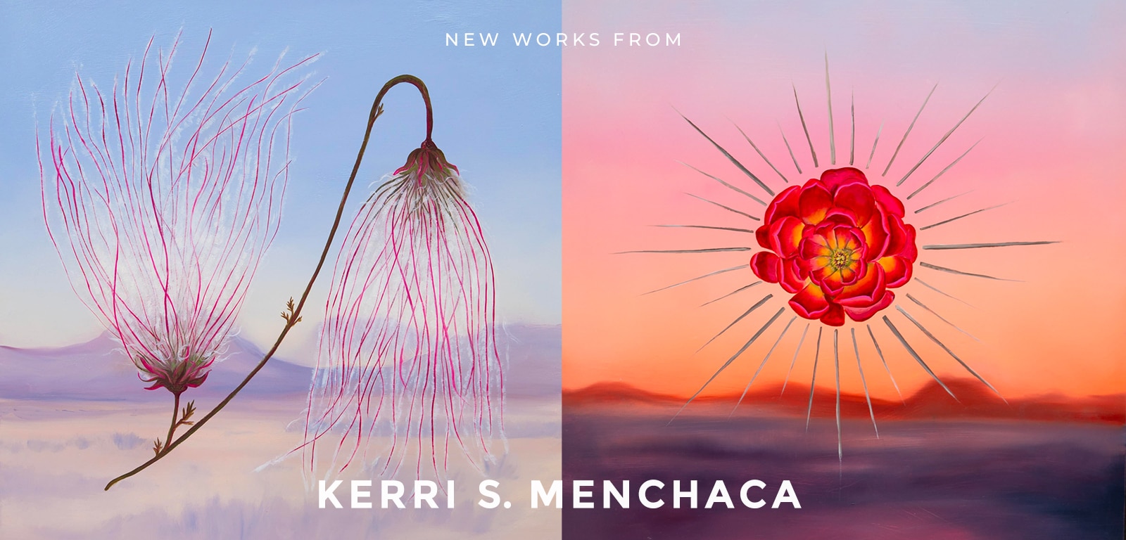 New works by contemporary painter Kerri S. Menchaca